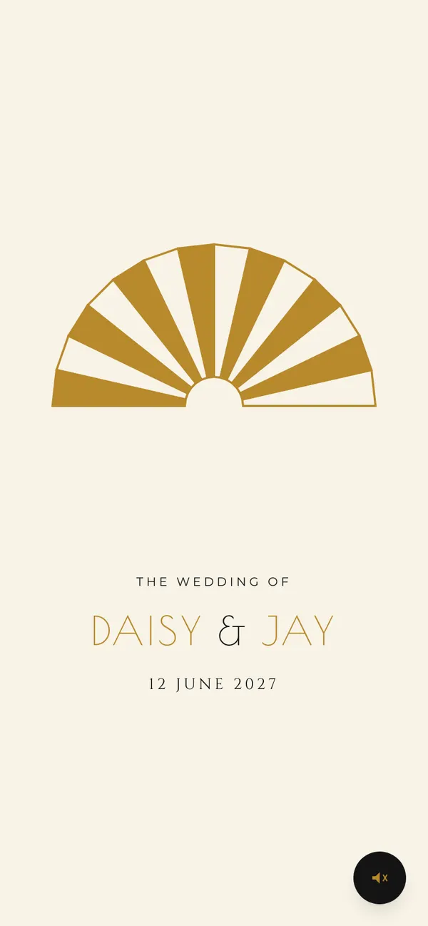 Art Deco Gatsby invitation cover