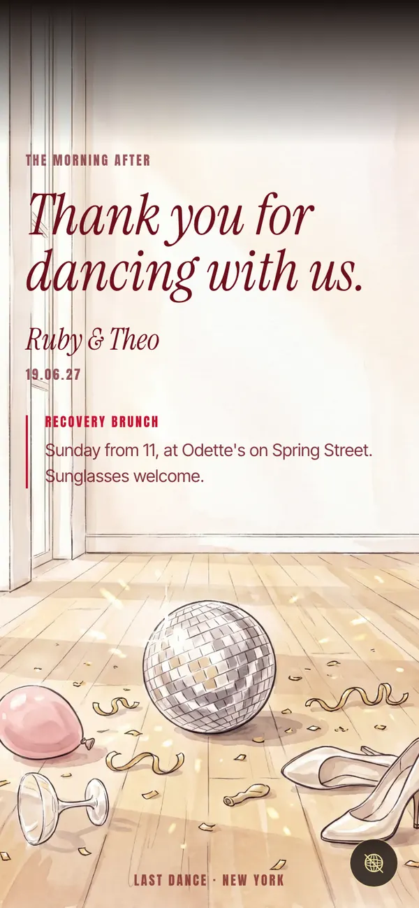 Last Dance, an inner screen