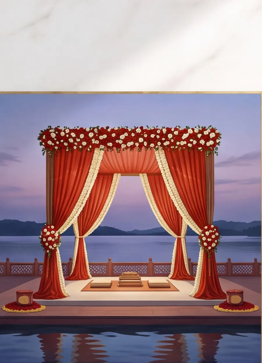 An inlaid panel for the Wedding